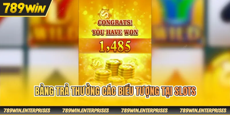 Bảng trả thưởng các biểu tượng tại slots