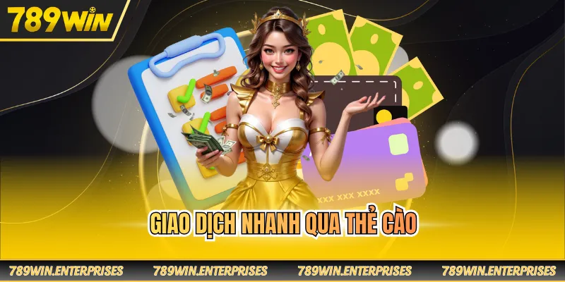 Giao dịch nhanh qua thẻ cào